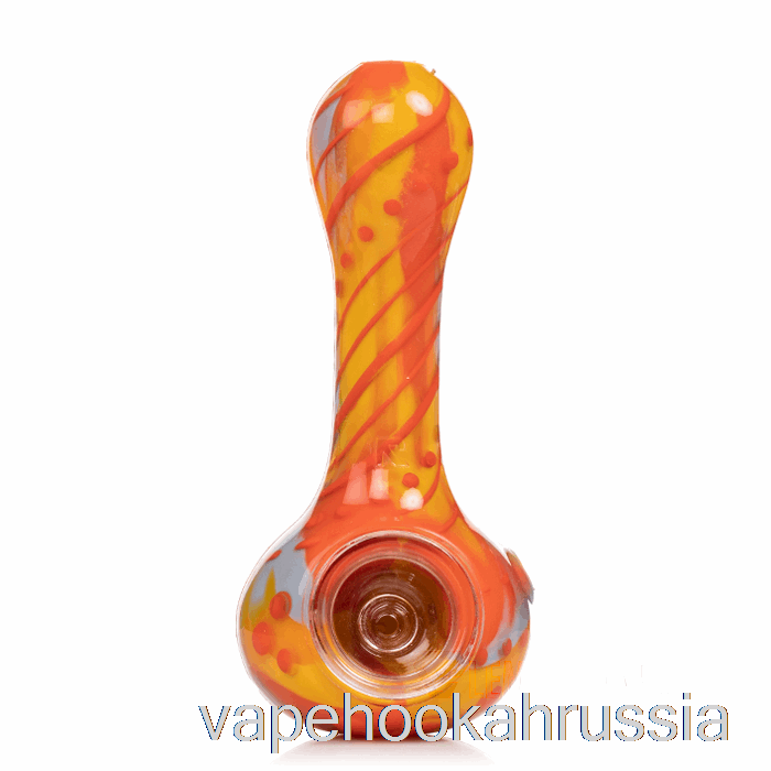 Vape Russia Eyce Oraflex цветочная силиконовая ложка десерт (серый/оранжевый/солнечное сияние)